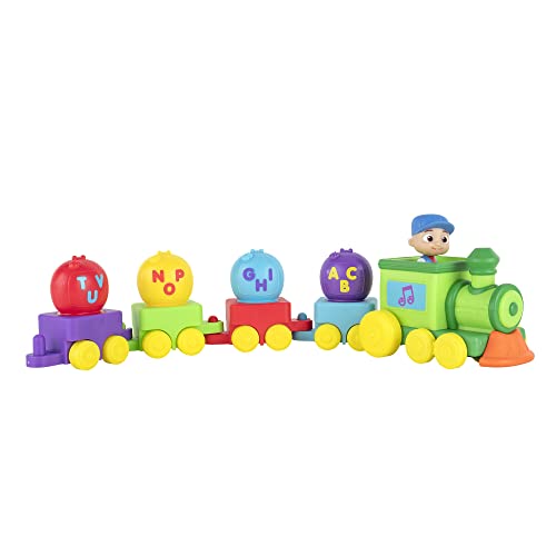 Musical Alphabet Train With JJ-Features Alphabet Train With Music,Sounds & Phrases-4 Alphabet Wagons,1 JJ Conductor Figure-Plays Clips Of ABC Song -Toys For Kids And Preschoolers - Classic Train Play Edition