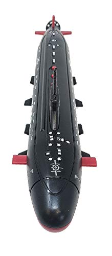 Promo 16.5 Inch Toy Navy Black Submarine With Sound Effects And Torpedo (2 Pack) - Sea Mission Play Edition