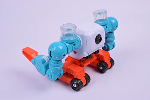 Stro Venture Mars Walker Mars Mission Space Toy Transformable Explorer Robot With Light Astronaut Figure And Accessories Transform From Walking To Driving Mode - Astronaut Imagination Edition