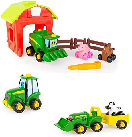 Build-a-Buddy – Johnny Tractor Toy And Screwdriver Ages 3 And Up - Construction Vehicle Activity Set