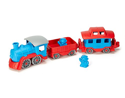 Top 10 Ain & Storybook Set – Pretend Play Motor Skills Reading Kids Toy Vehicle Gift Set. No BPA Phthalates PVC. Dishwasher Safe Recycled Materials Made In USA - Classic Train Play Edition