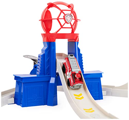 True Metal Total City Rescue Movie Track Set With Exclusive Marshall Vehicle 1:55 Scale Kids Toys For Ages 3 And Up - Indoor Racing Activity Set