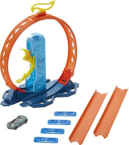Track Builder Pack Assorted Curve Parts Connecting Sets Ages 4 And Older - Indoor Racing Activity Set