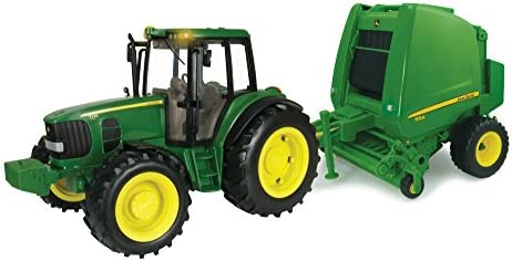 TOMY John Deere Big Farm Tractor With Wag - Construction Vehicle Activity Set