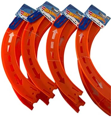 Curve Tracks Expansion Packs Includes 8 Curved Track Pieces & 4 Connectors 10 Long - Indoor Racing Activity Set