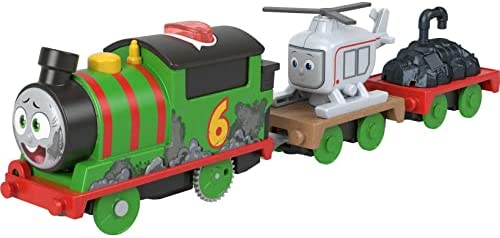 Thomas & Friends Motorized Talking Thomas Engine With Annie & Clarabel Battery-Powered Toy Train With Character Sounds And Phra - Classic Train Play Edition
