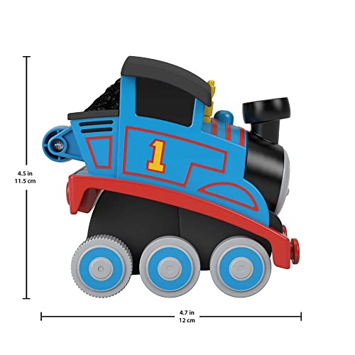 Press N Go Stunt Train Engine Thomas Racing Toy Vehicle For Toddlers And Preschool Kids Ages 2 Years And Up - Classic Train Play Edition