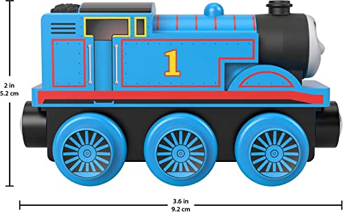 Promo Price Thomas And Friends Thomas Push-Along Toy Train For Toddlers And Preschool Kids Wooden Railway Thomas - Classic Train Play Edition