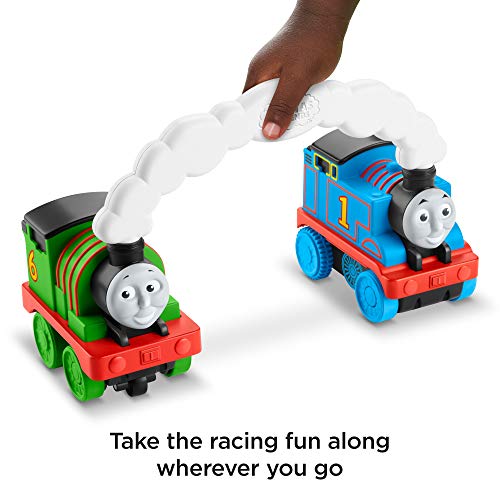 Deals Price Thomas & Friends Race & Chase RC Remote Controlled Toy Train Engines For Toddlers And Preschool Kids 2 Years And Ol - Classic Train Play Edition