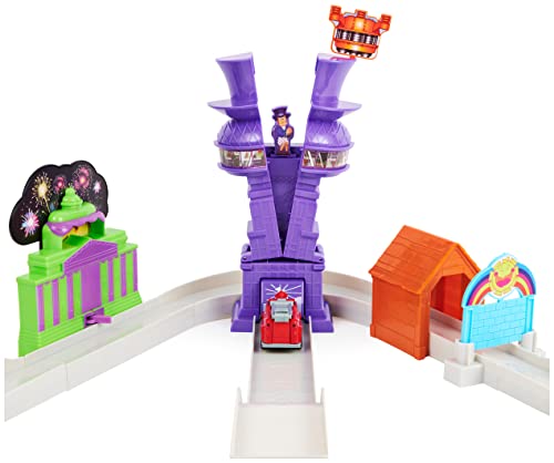 True Metal Total City Rescue Movie Track Set With Exclusive Marshall Vehicle 1:55 Scale Kids Toys For Ages 3 And Up - Indoor Racing Activity Set