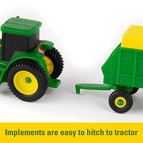New TOMY John Deere Durable Vehicle Toy Set For Kids With Tractor Shaped Portable Carry Cas - Construction Vehicle Activity Set