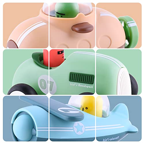 Promo Baby Car Toys W/ Lights Music Toddler Push And Go Friction Powered Toy Set Kids Electronic Submarines Vehicle Playset Birthday Gift For 12 18 Month 1 2 3 Years Old Boys Girls Infants - Sea Mission Play Edition
