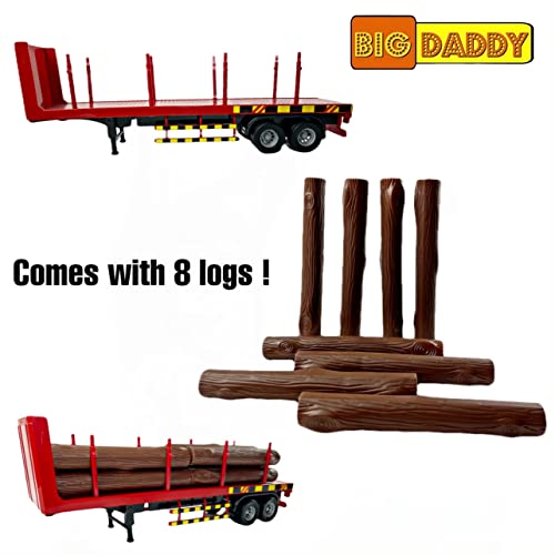 Wholesale Rig Heavy Duty Tractor Trailer Transport Series Lumber Truck Tractor Trailer - Construction Vehicle Activity Set