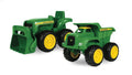 Sandbox Vehicle Set — Includes Dump Truck Toy And Tractor Toy With Loader — Girl And Boy Toys — Ages 18 Months And Up — 6 Inch — 2 Count - Construction Vehicle Activity Set