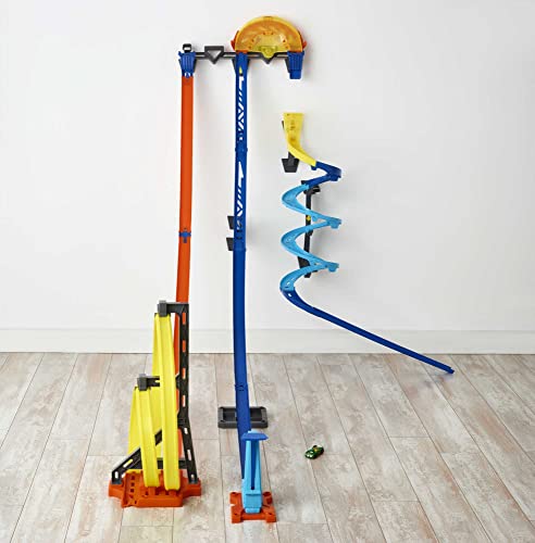 Track Builder Vertical Launch Set 50 Inches High 3 Stunt Configurations Ages 6 To 10 3M Command Strips Amazon Exclusive - Indoor Racing Activity Set
