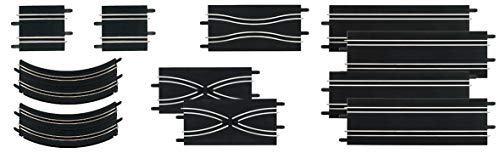 Go Extension Set 2 – 11Piece Track Expansion Accessory Pack – For Use With 1: 43 Scale Go & Digital143 Slot Car Racetrack Systems - Indoor Racing Activity Set