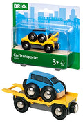 Promo World – 33577 Car Transporter 2 Piece Toy Train Accessory For Kids Ages 3 And Up - Classic Train Play Edition