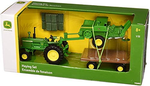 Promo TOMY John Deere Die Cast Haying Set G - Construction Vehicle Activity Set