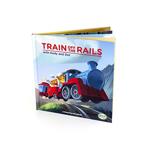 Top 10 Ain & Storybook Set – Pretend Play Motor Skills Reading Kids Toy Vehicle Gift Set. No BPA Phthalates PVC. Dishwasher Safe Recycled Materials Made In USA - Classic Train Play Edition