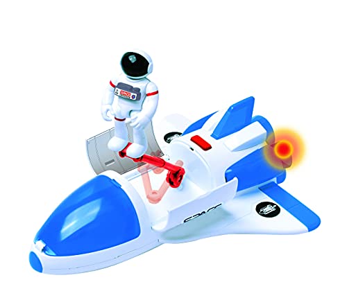 Stro Venture Space Playset – Toy Space Shuttle & Space Rover With Lights And Sound & 2 Astronaut Figurine Gift Toys For Boys And Girls - Astronaut Imagination Edition