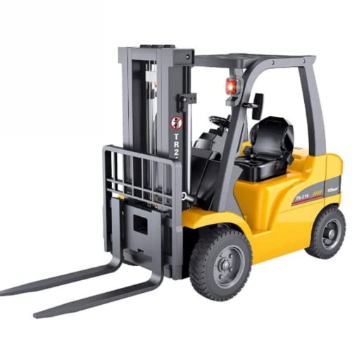 Deals Jumbo Remote Control Forklift 13 Inch Tall 8 Channel Full Functional Professional RC Forklift Construction Toys High Powered Motors 1:10 Scale – Heavy Metal – (TR-216) - Construction Vehicle Activity Set