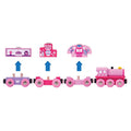 Princess Train Wooden Toys Girls Train Set Princess Toys Gifts For 3 4 5 Year Old Girls Train Set Pink Train Toddler Toy - Classic Train Play Edition