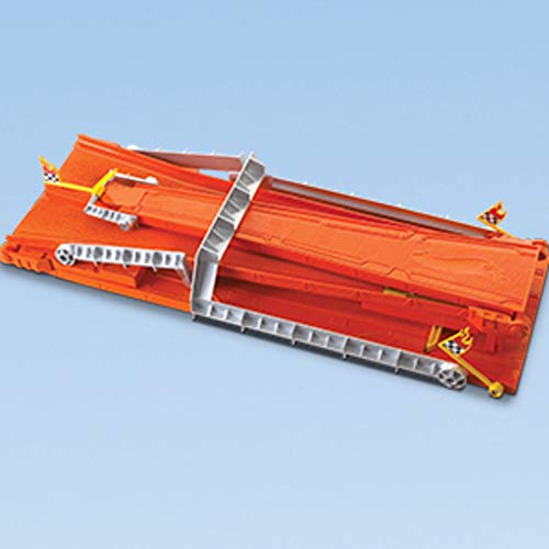 4-Lane Elimination Race Track Set Competitive Toy Car Racetrack Fair-Start Launcher 1 Hot Wheel Car Toy For Kids 4 Years Old & Up Amazon Exclusive - Indoor Racing Activity Set
