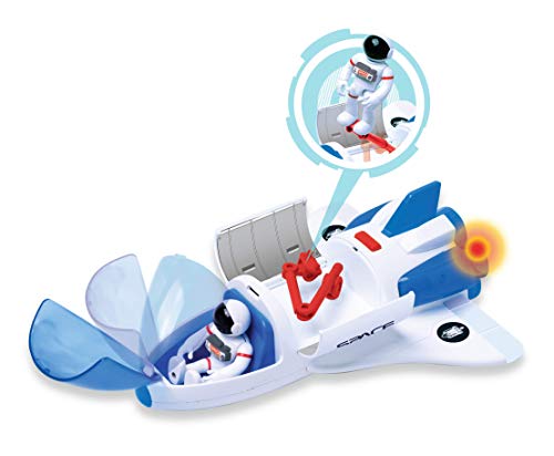 Pace Playset – Toy Space Shuttle Space Station & Space Rover With Lights And Sound & 2 Astronaut Figurine Toys For Boys And Girls - Astronaut Imagination Edition