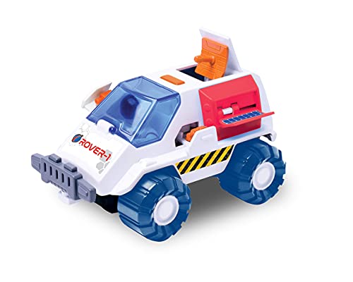 Pace Playset – Toy Space Shuttle Space Station & Space Rover With Lights And Sound & 2 Astronaut Figurine Toys For Boys And Girls - Astronaut Imagination Edition