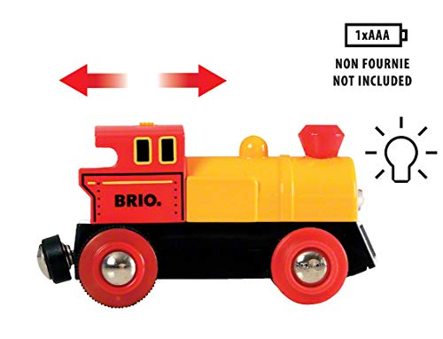 Budget RIO World – 33319 Battery Operated Action Train 3 Piece Toy Train For Kids Ages 3 And Up - Classic Train Play Edition