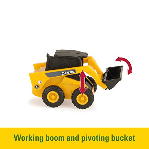 New TOMY John Deere Durable Vehicle Toy Set For Kids With Tractor Shaped Portable Carry Cas - Construction Vehicle Activity Set