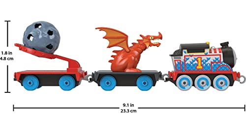 Thomas & Friends Medieval Thomas Engine Die-cast Push-Along Toy Train For Preschool Kids Ages 3 Years And Old - Classic Train Play Edition