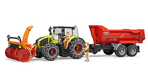 Budget Claas Axion 950 With Snow Chains & Snow Blow - Construction Vehicle Activity Set