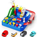 New Car Adventure Toys Race Track For Toddlers – Boy Toy & Race Tracks For Boys – Toddler Car Toys Preschool Educational Toy Cars For Kids 3 4 5 6 7 Year Old Car Track Gifts For Kids - Indoor Racing Activity Set