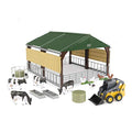 Cheap Skidsteer And Shed Playset Cow Chickens Fence LP75987 - Construction Vehicle Activity Set