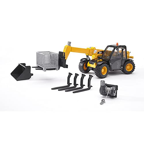 Top 10 Toys – Construction Realistic Attachments And Accessories For Frontloader Vehicle Including A Basket Pallet Winch And Forks – Ages 3+ - Construction Vehicle Activity Set