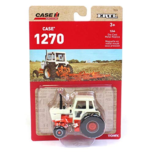 1/64 Case 1270 Cab Diecast Replica Tractor 44228 - Construction Vehicle Activity Set