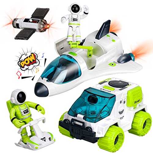 Space Toys For Kids Rocket Ship Toys For Kids With Space Shuttle Astronaut Figures And Space Rover Space Toys For Boys 5-8 Spaceship Toy For Kids Astro Boy Figure Toys For 3 Year Old Boys - Astronaut Imagination Edition