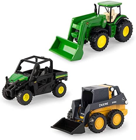 Budget ERTL 3 Iron 3 Pack Of John Deere Die-Cast Replicas G - Construction Vehicle Activity Set
