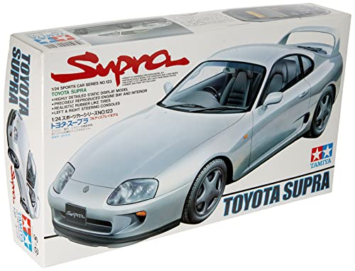 24123 1/24 Scale Sports Car Series Toyota Supra Model Kit (300024123) - Indoor Racing Activity Set