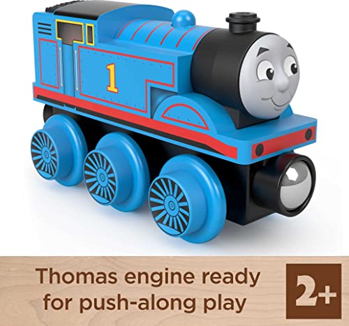 Promo Price Thomas And Friends Thomas Push-Along Toy Train For Toddlers And Preschool Kids Wooden Railway Thomas - Classic Train Play Edition
