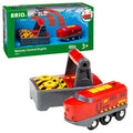 RIO World 33213 – RC Train – 2 Piece Wooden Toy Train Set For Kids Age 3 And Up - Classic Train Play Edition