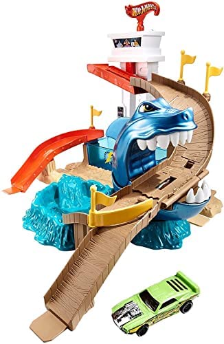 Color Shifters Sharkport Showdown Amazon Exclusive - Indoor Racing Activity Set