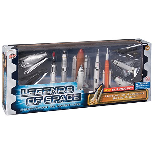 Legends Of Space : Countdown To Adventure – History Of American Space Flight 10 Piece Set - Astronaut Imagination Edition