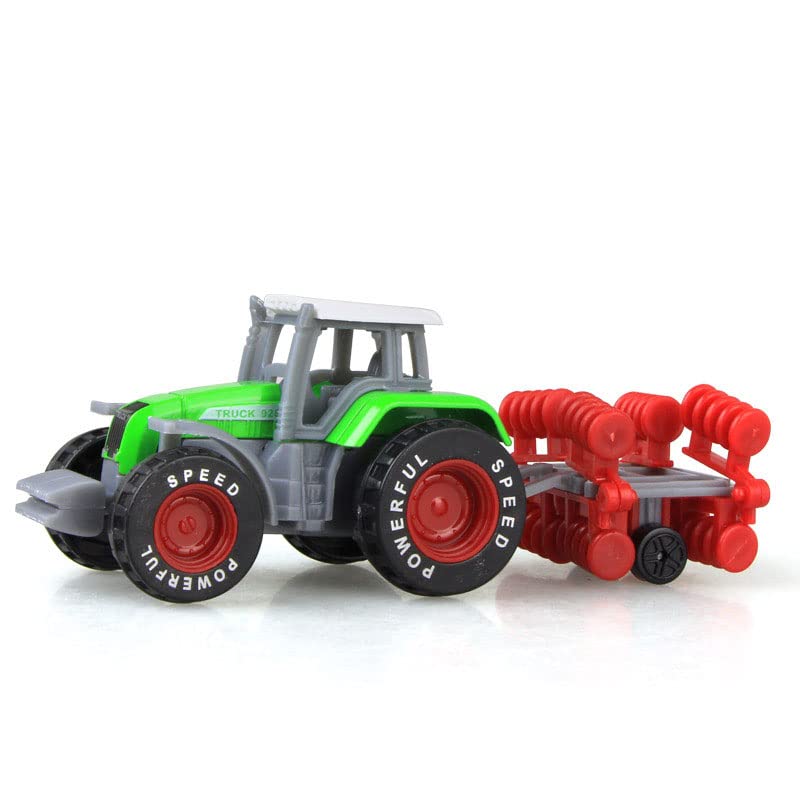 Kid s Farm Tractor Toys With Trailers ,Alloy And ABS Toy Truck Realistic Tractor Vehicle Value Play Set Set Of 4 - Construction Vehicle Activity Set