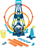 Track Builder Unlimited Triple Loop Kit Collapsible 3-Loop Gift Set For Kids 6 To 12 Years Old & One 1:64 Scale Hot Wheels Vehicle With Connection Points Amazon Exclusive - Indoor Racing Activity Set