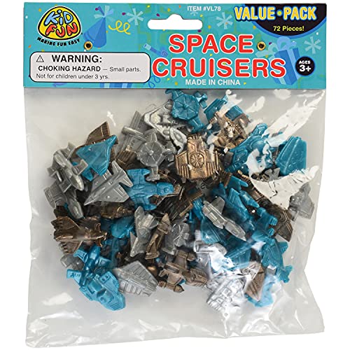 Promo Mini Space Ship Cruisers Vehicle (Lot Of 72) Assorted Color - Astronaut Imagination Edition