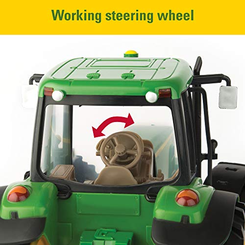 TOMY John Deere Big Farm Tractor With Wag - Construction Vehicle Activity Set