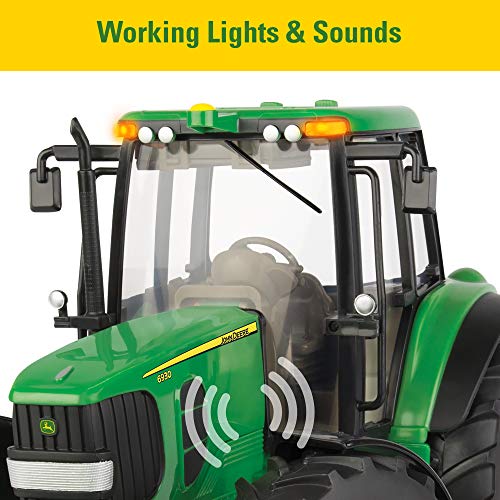 TOMY John Deere Big Farm Tractor With Wag - Construction Vehicle Activity Set