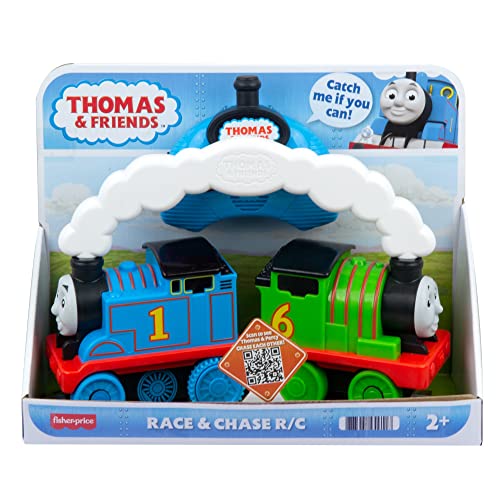 Deals Price Thomas & Friends Race & Chase RC Remote Controlled Toy Train Engines For Toddlers And Preschool Kids 2 Years And Ol - Classic Train Play Edition
